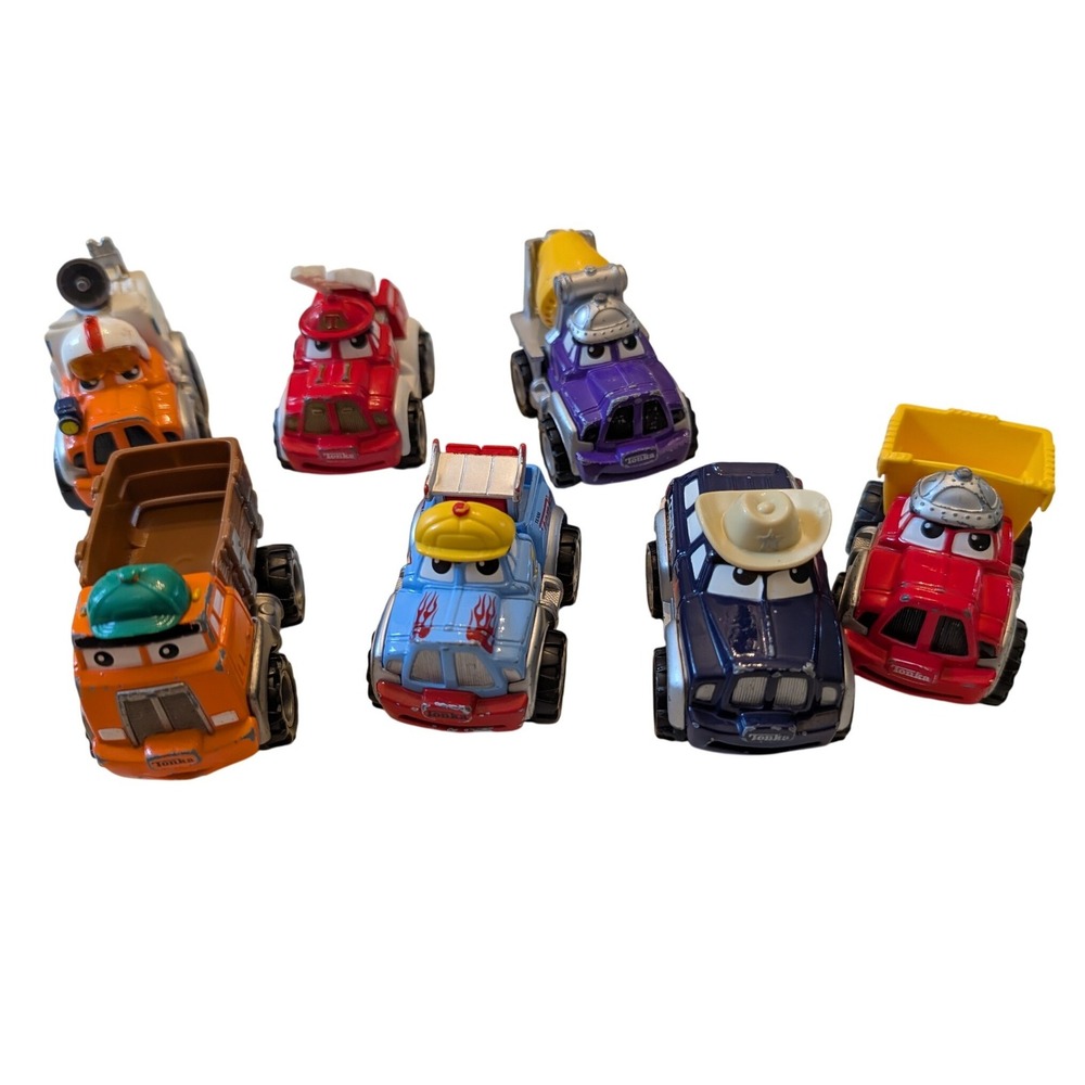 Tonka Chuck & Friends Toy Trucks Multi 2000 Maisto Diecast Lot of 7
